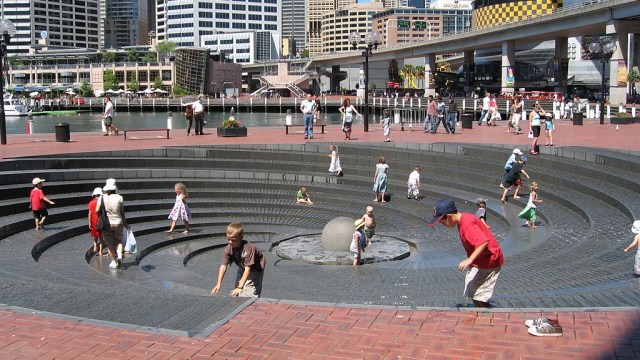 8 - Spiral Fountain, Darling Harbour, Sydney, Australia